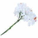 6pcs cotton cloth Handmake Stamen Artificial Flowers Bouquet for Wedding De