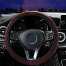 Car Steering Wheel Cover Soft Leather Breathable Anti-Slip M8P0 H2S2 N7S7