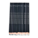 Set Of 14 Sketch Art Drawing Pencil Sketching Oil Base Artist Sketch Soft ME