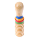 Small Single-threaded Ring Percussion Cylinder Croak Barrel Musical Toys A