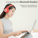 Bluetooth USB adapter 5.0 desktop computer transmitter mouse wireless keybo S4H3