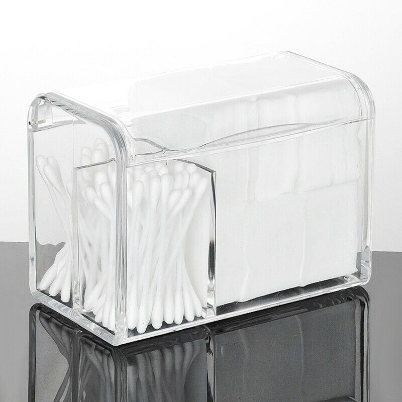 Dust Proof Cosmetics Organizer For Cotton Acrylic Makeup Box Organizer Stor N1D5