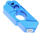 Blue Motorcycle Handlebar Bar Grip Brake Lever Lock Anit Theft Security