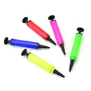 Portable Plastic balloon swim ring Inflatable Ball Hand Air Pump random color LJ