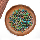 30x 8mm Natural Gemstones Macrame Beads Round Spacer Loose Beads Jewelry Making
