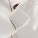 Chef Clothing Jacket Coat Restaurant Cook Uniform Long Sleeves M