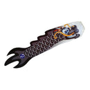 2Pcs Chinese Dragon Flag Outdoor Windsock Carp Streamer Hanging Decor for Garden