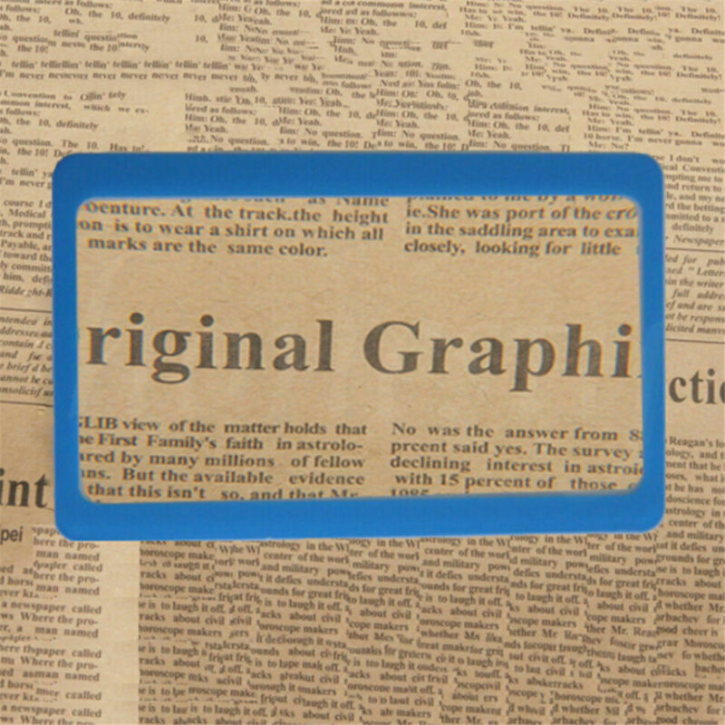 1pcs Credit Card Size 3*Magnifier Reading Magnifying Glass Pocket Magnifier