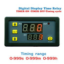 DC12V 20A 1500W Digital Display Time Delay Relay Timing Timer Cycling Module Kit