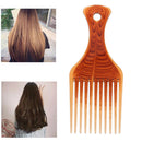 Salon Aircraft Head Shape Comb Oil Head Forks Comb Handle Comb Hair Comb Bro 3C