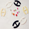 Women Webbing Bra Buckles Shadow-Shaped Buckle Bra Clip Strap Holders 6 PCS M&O