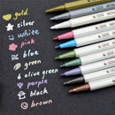 10x Color  Fine Pen Pencil Marker DIY Album Dauber Pen Set Waterproofã€LJ