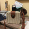 women's handbags mini women messenger bags Square Straw ladies Crossbody Ba M8S4