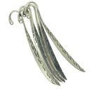 6pcs Plated Smooth Hook Bookmark with Loop Findings Jewelry Making Charms
