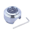 Motorcycle Bike Chrome Waterproof Black Dial Handlebar Clock Glow Watch 20 QHA