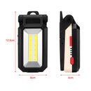 3W LED+COB USB IP44 Work Light Magnetic Folding Car Inspection Repair Lamp Torch