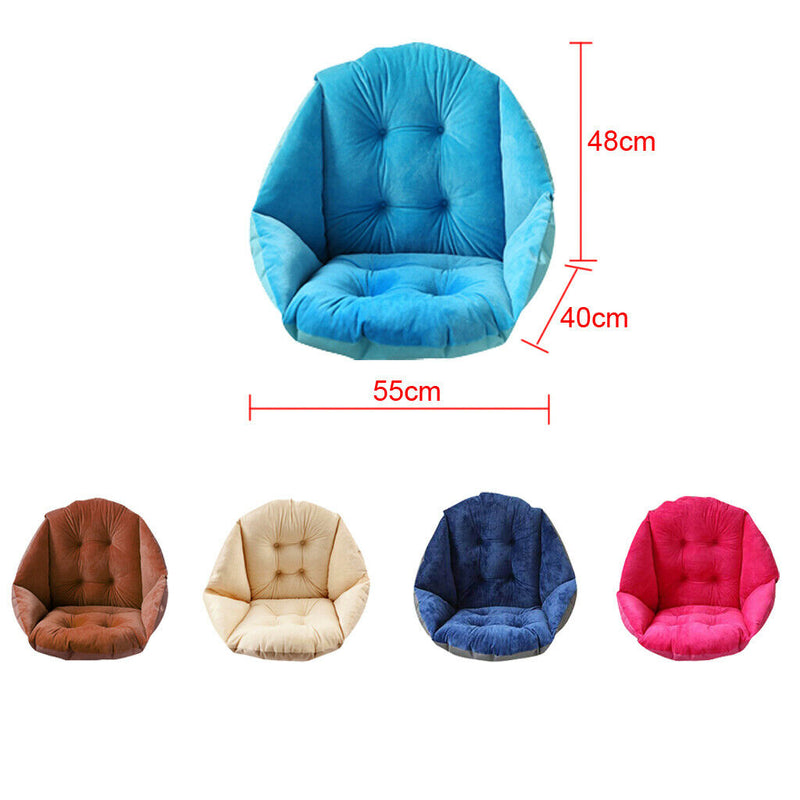 Shape Design Seat Cushion All-Round Soft Chair Pad Pillow-Coffee