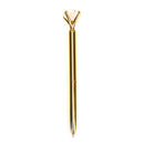 4pcs/set Metal Diamond Head Crystal Ball Pen Creative Pen Office Stationery  3C