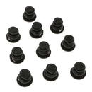 10pcs Nut Cap  Protection Shell Caps Black