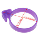 10 loaded silicone retaining ring Pastry bags Cable tie sealing ring pastry A3C