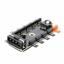1Pc IDE Molex 1 To 10 Way PWM Cooling Fan Hub 12V 4-Pin Power Socket PCB Ad