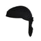 Black Head Wrap Tie Back Bandana DOO RAG Hat Pirate Scarf Biker Cycling Cap