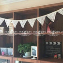 2.5 m beige lace Pennant Pennant decoration party wedding event B6O4