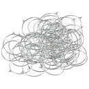 100 Pcs Metal Wine Glass Charm Rings 29x25mm