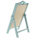Wood Chalkboard Stand Blackboard for Wedding Party Coffee bar Blue