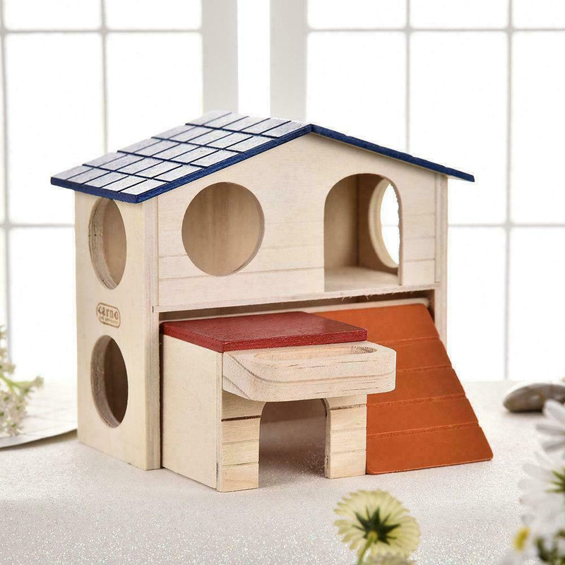 House Bed Cage Nest For Small Animal Pet Hamster Hedgehog Guinea Pig Castle C7Z8