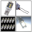 10PCS T10 White LED 10-smd Wedge Interior Dome Map 192 Light W5W Bulbs 158 M5U1