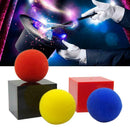 Boxes Red Blue Yellow Sponge Ball Magic Trick Black Box Mystery H1J9
