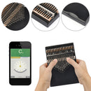 17 Key Wood Musical Instrument Thumb Finger Piano Beginners (Kalimba+Kit) A