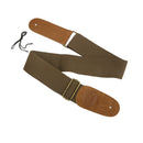 New Adjustable Canvas Acoustic/Electric Guitar & Bass Strap Coffee