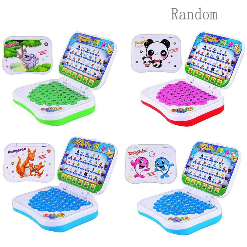 Folding Bilingual Teaching Kids Learning Machine Laptop Educational Toys