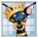 5D DIY Full Drill Diamond Painting Dog Cross Stitch Embroidery Mosaic Kit