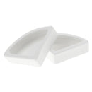 4x Reptile Food or Water Dish Worm Bowl Ceramic Dish Mealworm Feeder Angle