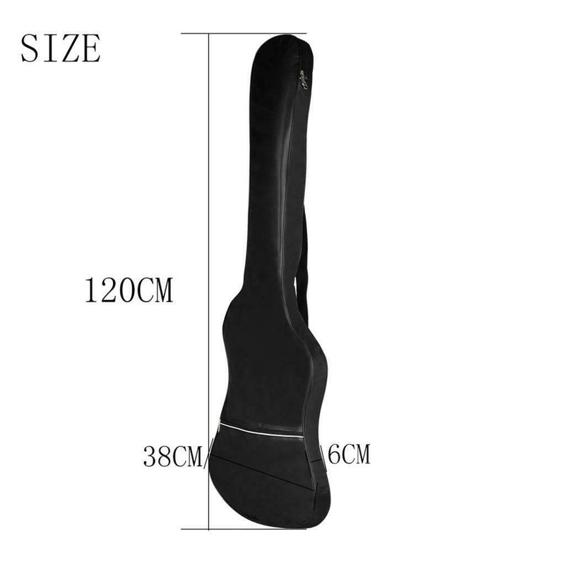 Padded Guitar Cases Gig Bag with Straps for Electric Bass Guitar