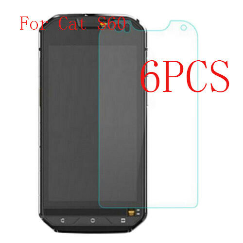 6Pcs For Cat S60 Cover Tempered Glass Screen Protector 9H HD Protector Guard