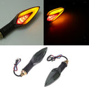 2pcs  Universal Motorcycle Amber LED Turn Signal Indicator Blinker Light Lamp