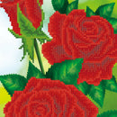 Red Rose Diamond Painting Cross Stitch DIY Rhinestone Home Decor Craft Gift