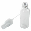 2 Pcs Blue Purple Clear Plastic Make Up Empty Spray Bottle Container C2M2