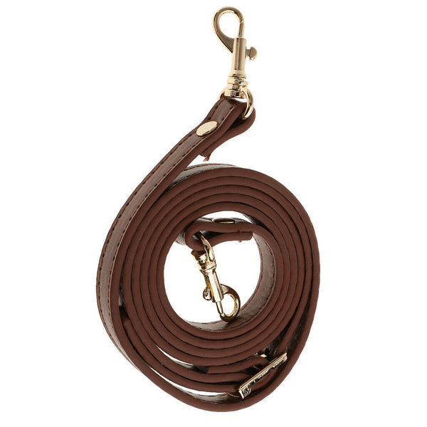Adjustable PU Leather Handle Shoulder Bags Handbag Straps Replacement Brown