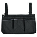 Wheelchair Side Bag for Back Wheelchair Storage Bag Pouch Fits Most Bed Rai