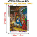5D DIY Full Drill Diamond Painting Birth of Jesus Cross Stitch Kit (B030)