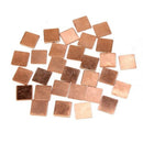 30x Heatsink Copper Shim 15mmx15mm for Notebook Laptop GPU CPU 6 Sizes Durable