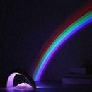 Children's Rainbow Projection Lamp Led Projector Bedroom Decorations E2W0