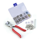 1Set Pliers Metal Prong Snap Buttons Clamps Press Rivets Poppers Sliders BuS Hn