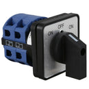 AC660V 25A 2-Pole 3-Position Momentary Plastic Rotary Changeover Switch F9F9