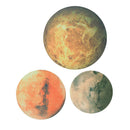 Glow In The Dark 30cm Wall Stickers Round Planets Star Luminous Kids Room Decor